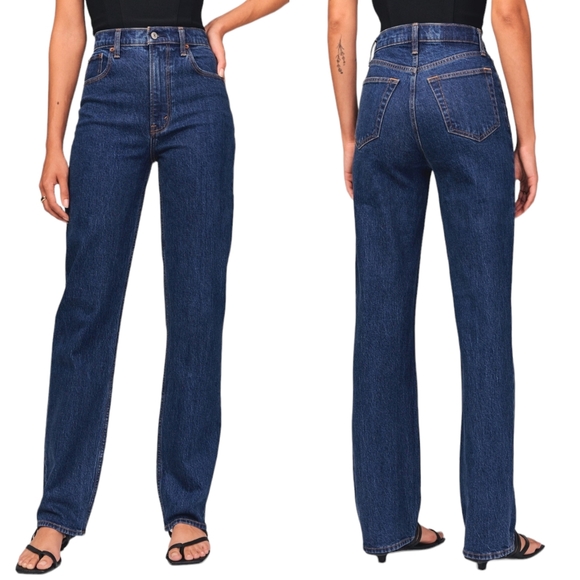 Abercrombie & Fitch Denim - Abercrombie & Fitch Plus Size 37 24 '90s Straight Ultra High Rise Jean NWT
